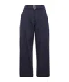 Studio Nicholson Belt Loop Casual Pants In Black