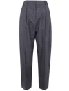 Studio Nicholson Acuna Front Pleat Trousers And Pockets In Black