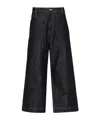 Studio Nicholson Belt-loop Casual Pants In Black