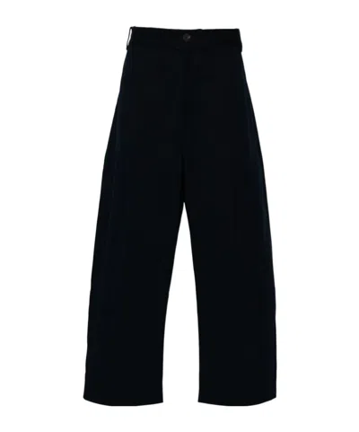 STUDIO NICHOLSON BELT-LOOP CASUAL PANTS