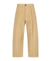 Studio Nicholson Pleat-detail Trousers In Nude