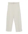 Studio Nicholson Belt-loop Casual Pants In White
