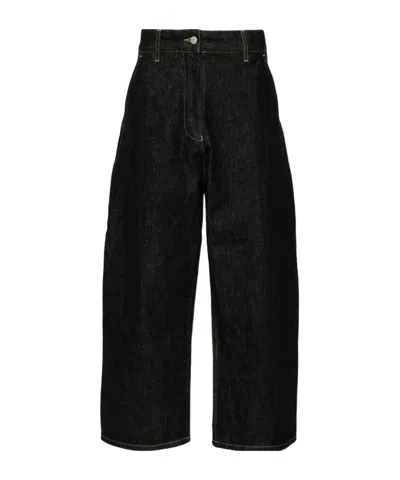 Studio Nicholson Belt-loop Jeans In Black