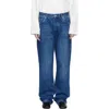 Studio Nicholson Belt Loop Jeans In Blue