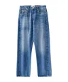 Studio Nicholson Belt Loop Jeans In Blue