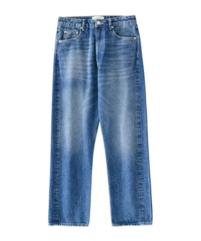 Studio Nicholson Belt Loop Jeans In Blue