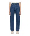Studio Nicholson Belt-loop Jeans In Blue