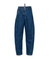 Studio Nicholson Denim Trousers With Belt Loops In Blue
