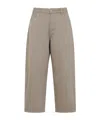 Studio Nicholson Paolo Volume Jeans Trousers Belt Loops In Neutral
