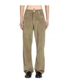 Studio Nicholson Belt Loop Track Pants In Brown