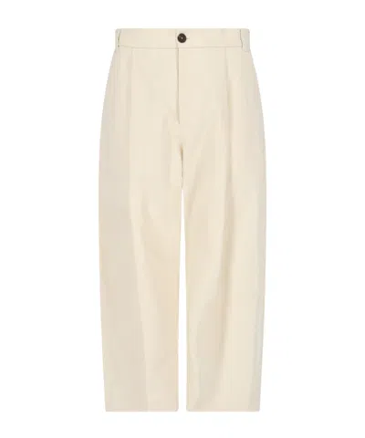 Studio Nicholson Belt Loop Track Pants In Nude | ModeSens