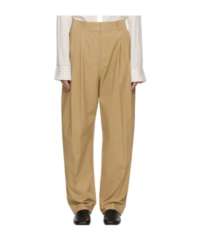 Studio Nicholson Belt Loops Slacks In Brown