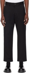 Studio Nicholson Belt Loops Slacks In Black