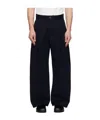 Studio Nicholson Belt Loops Slacks In Black