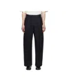 Studio Nicholson Belt Loops Slacks In Black