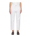 Studio Nicholson Belt-strap Jeans In White