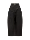 Studio Nicholson Belted Round Leg In Black
