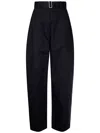 Studio Nicholson Belted Round Leg Pant Clothing In Black
