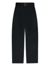Studio Nicholson Contemporary Wide-leg Trousers Featuring Buckle In Black