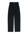 Studio Nicholson Contemporary Wide-leg Trousers Featuring Buckle In Black