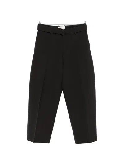 Studio Nicholson Casual Pants With Belt Loops In Black