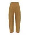 Studio Nicholson Belt-loop Casual Pants In Brown