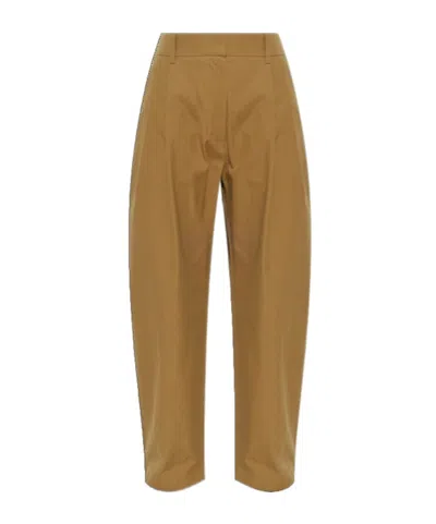 Studio Nicholson Belt-loop Casual Pants In Brown