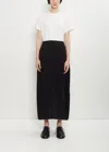 Studio Nicholson Beni Twill Round Skirt In Black