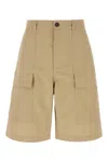 Studio Nicholson Bermuda Shorts In Cotton Blend