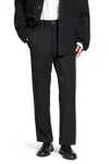 Studio Nicholson Bill Tapered-hose Mit Hohem Bund In Black