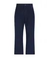 Studio Nicholson Straight Leg Trousers With Pockets And Loops In Black
