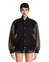 Studio Nicholson Black Alph Bomber Jacket In Black