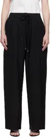 Studio Nicholson Black Capel Trousers In Black