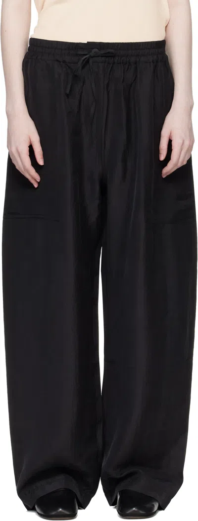 Studio Nicholson Black Capel Twill Trousers