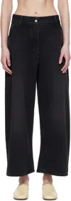 Studio Nicholson Black Chalco Jeans In Washed Black