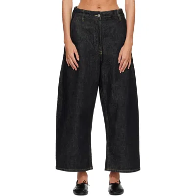Studio Nicholson Black Chalco Wide Leg Jeans