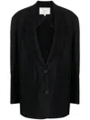 Studio Nicholson Cotton Blend Jacket In Black