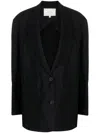 Studio Nicholson Cotton Blend Jacket In Black