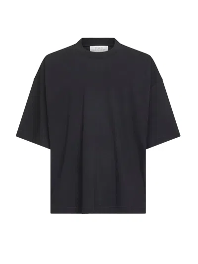 Studio Nicholson Black Cotton Jersey Piu T-shirt