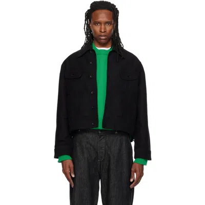 Studio Nicholson Black Cropped Jacket