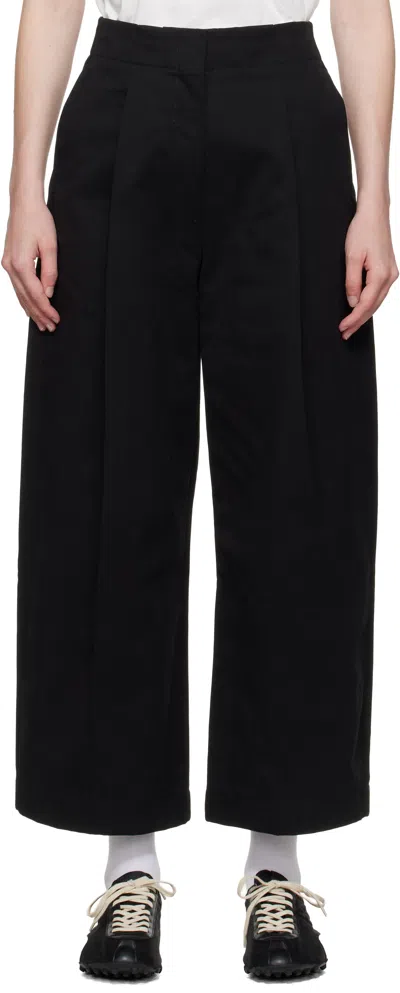 Studio Nicholson Black Dordoni Volume Trousers