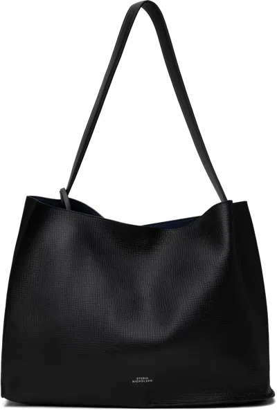 Studio Nicholson Black Doublet Leather Tote