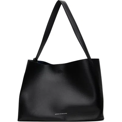Studio Nicholson Black Doublet Leather Tote