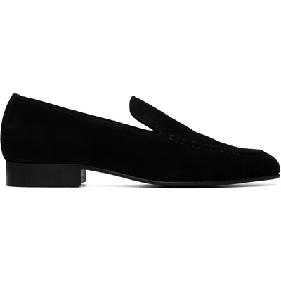 Studio Nicholson Elkann Suede Loafers In Black