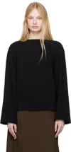 Studio Nicholson Black Eorsa Blouse In Black