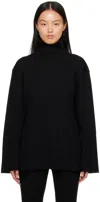 Studio Nicholson Black Ettore Turtleneck In Black