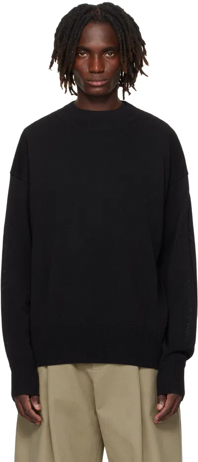 Studio Nicholson Black Kami Knit Sweater