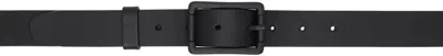 Studio Nicholson Black Leather Belt