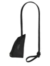 Studio Nicholson Black Leather Pouch In Black