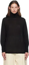 Studio Nicholson Turtleneck Sweater In Black